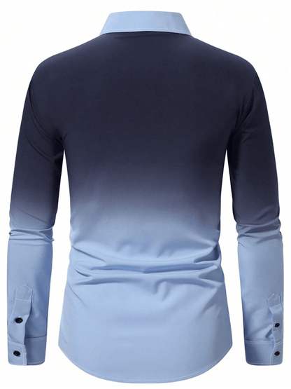 Men's Business Casual Long Sleeve Shirt