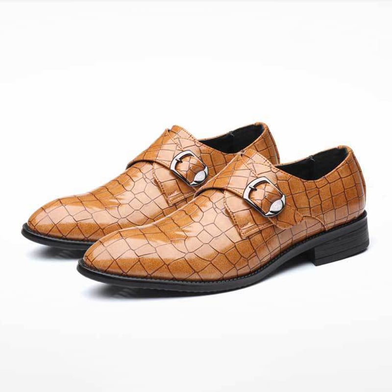 Men'S Business Formal Buckle Shoes