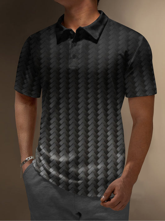 Men's Casual Movie Hawaiian Polo Shirt