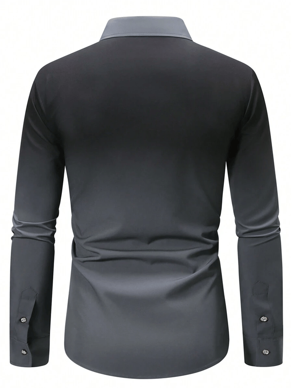 Men's Business Casual Long Sleeve Shirt