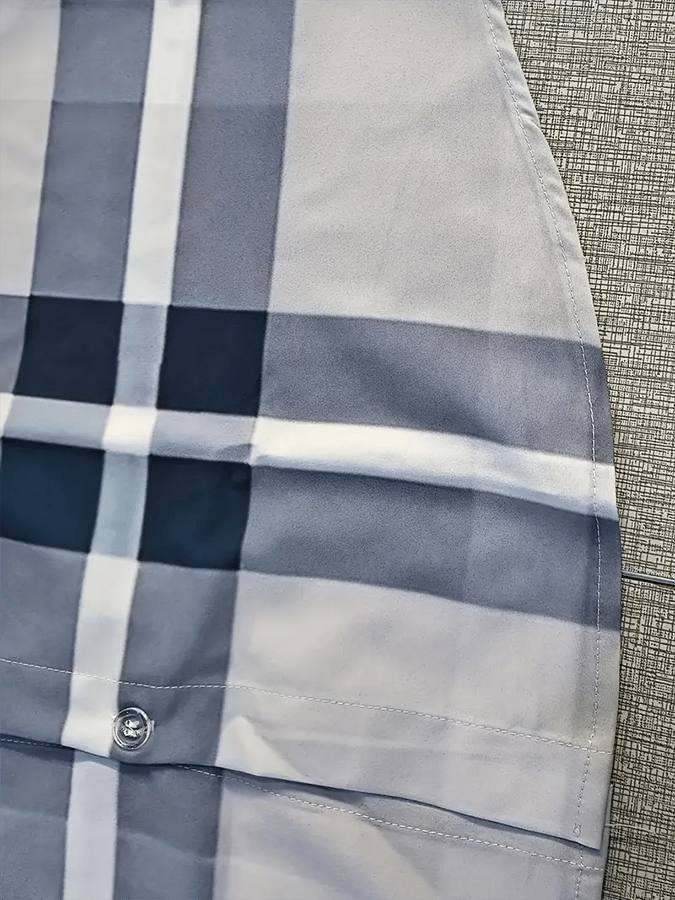 Men's Plaid Business Casual Shirt