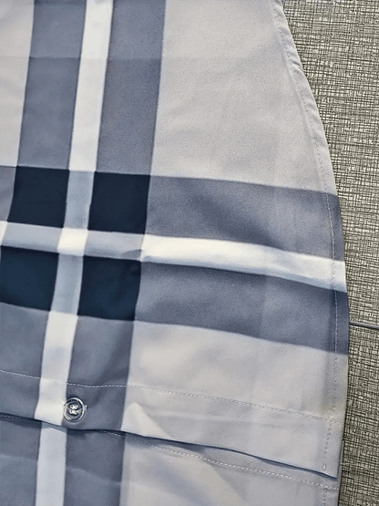 Men's Plaid Business Casual Shirt