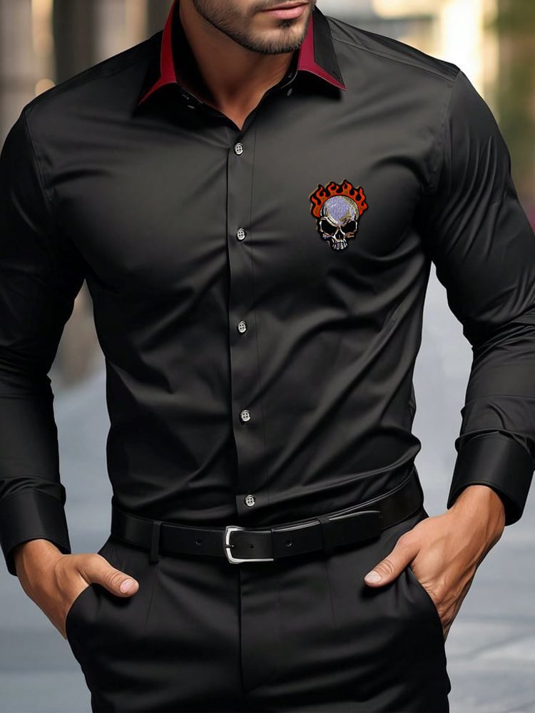 Men's Luxury Business Long Sleeve Shirt