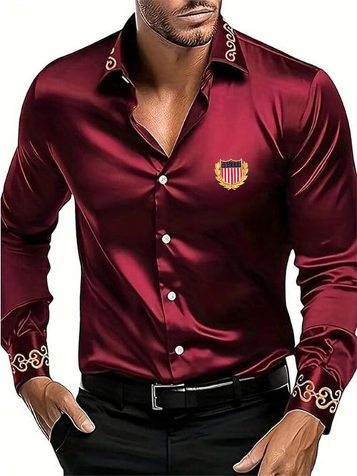 Men's Luxury Business Long Sleeve Shirt