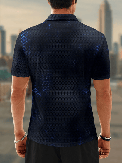 Moisture Wicking Chest Pocket Casual Polo