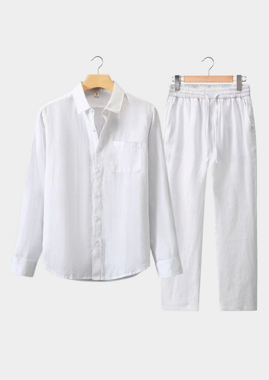 Aurelio Longsleeve Summer Set - All White
