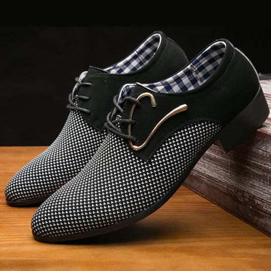 Men's Casual Pointed Toe Business Shoes