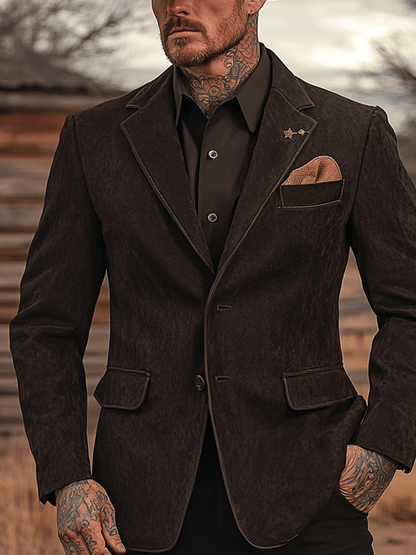 Men's Vintage Western Blazer