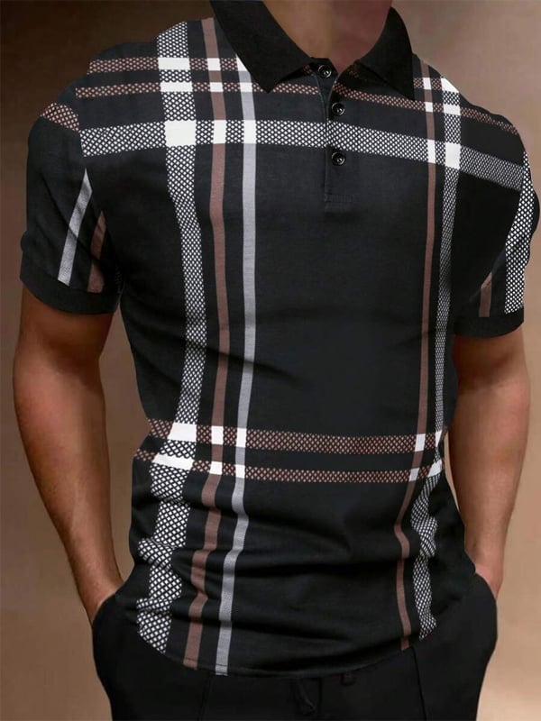 Men's Casual Business Fashion Polo Shirts
