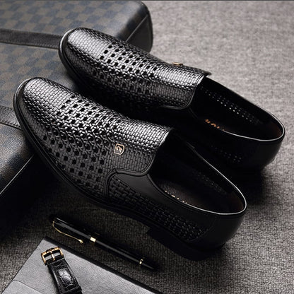 Men'S All-Match Breathable Casual Business Formal Leather Shoes