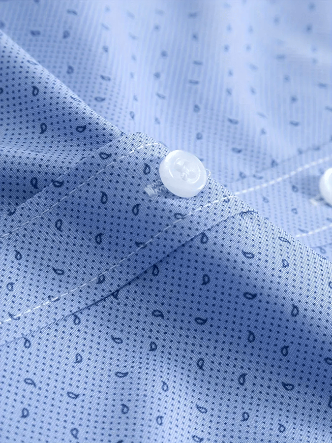 Men's Geometric Business Casual Shirt