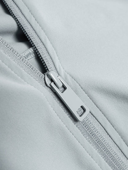 SmoothBlend Quick Dry Sports Fitness Hooded Jacket