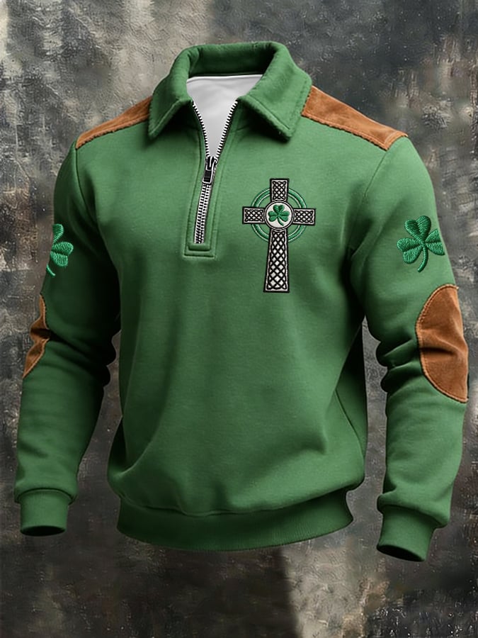 Men's St. Patrick's Day Printed Casual Sweatshirt