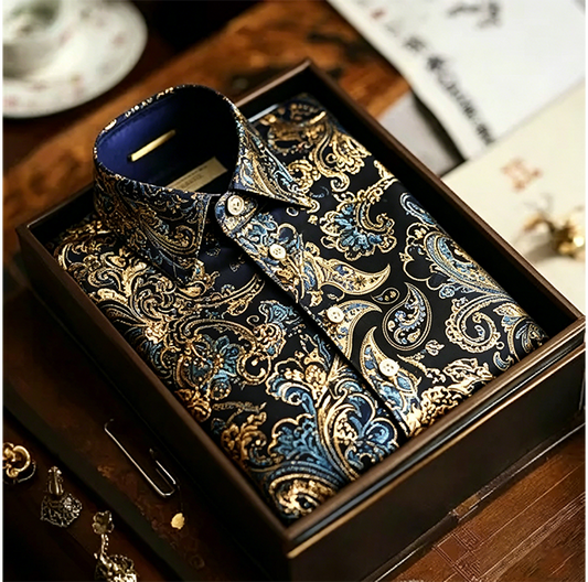 Paisley Printed Button Down Shirt