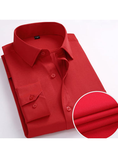 Men's Business Non-Iron Shirt With Pockets