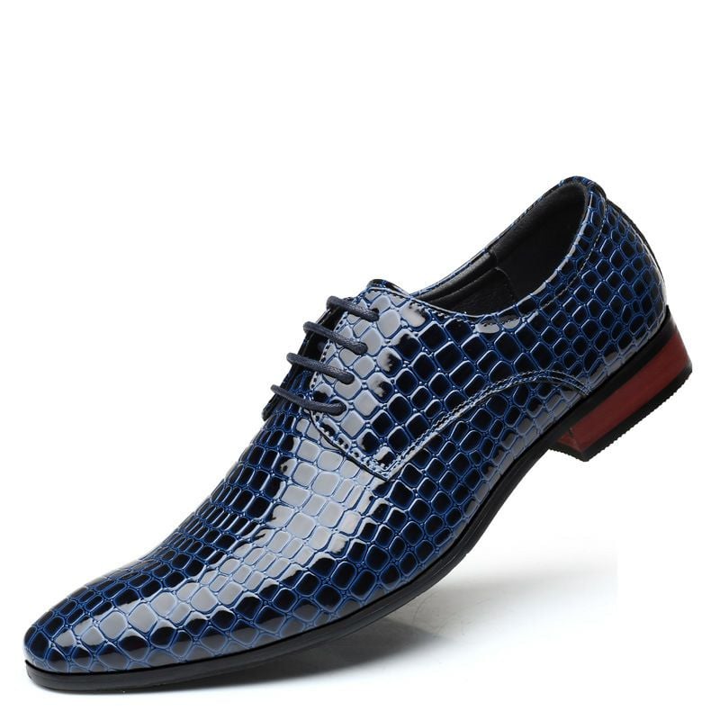 Business Casual British Style Fashion Men'S Leather Shoes