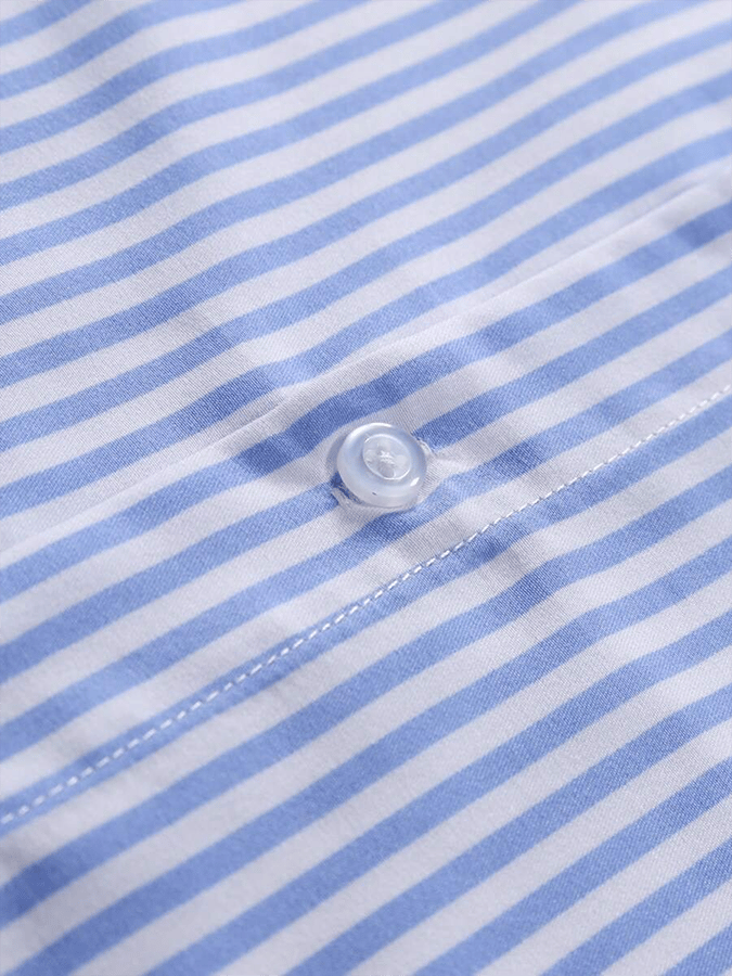 Men's Striped Business Casual Shirt