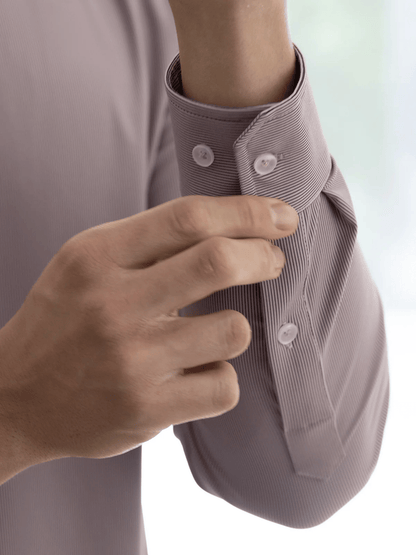 Men's Business Casual Long Sleeve Shirt