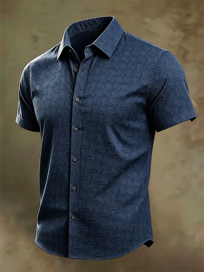 Men'S Short-Sleeve Business Shirt