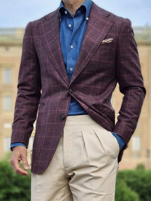 Men's Casual Stylish Printed Suit