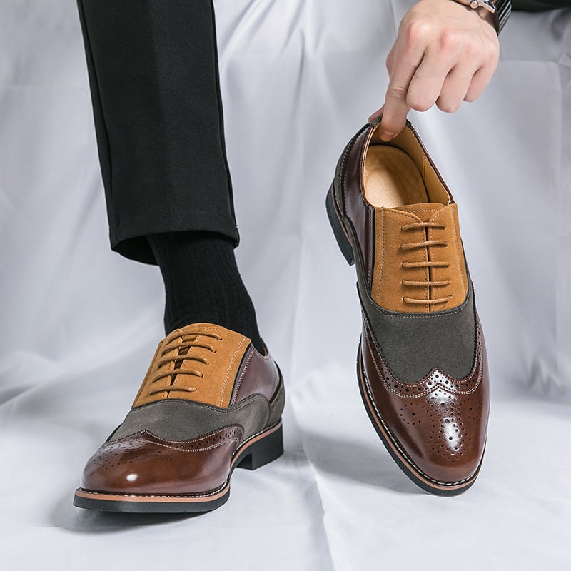 Lace-up Handmade Mens Formal Shoes Size 38-48