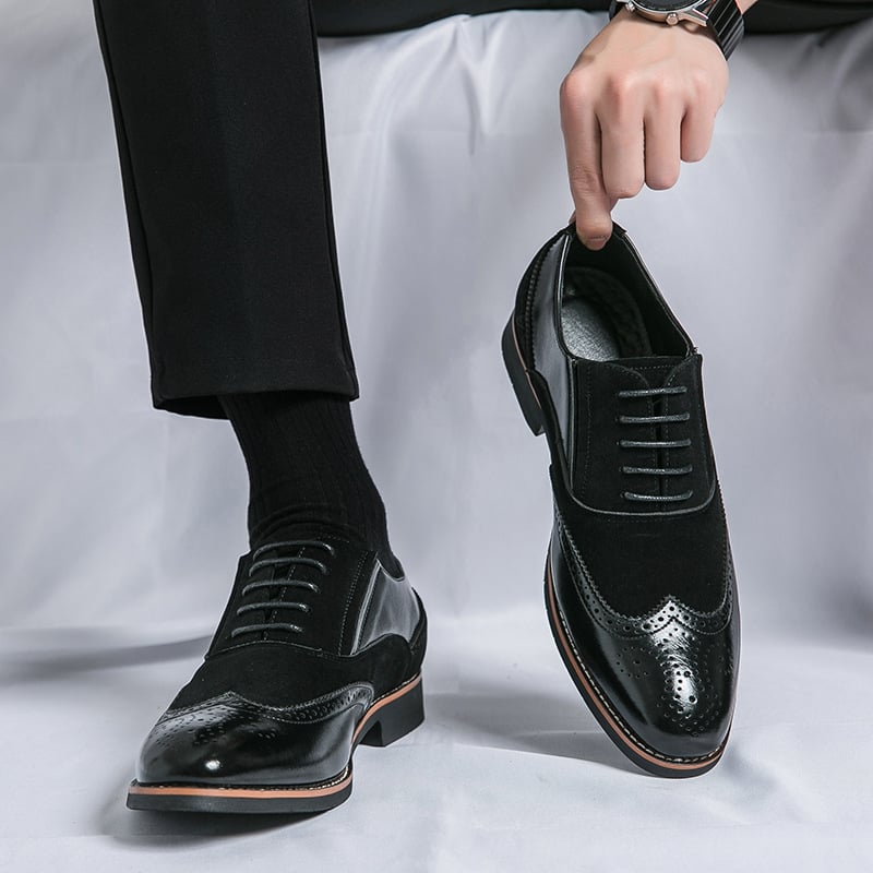 Lace-up Handmade Mens Formal Shoes Size 38-48