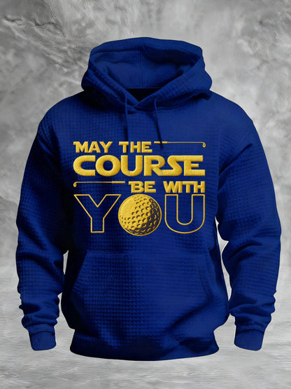 Men's Winter Golf Enthusiast Printed Hooded Top