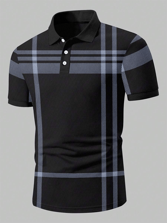 Men's Fashionable And Versatile Business Casual Polo Shirt