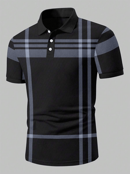 Men's Fashionable And Versatile Business Casual Polo Shirt