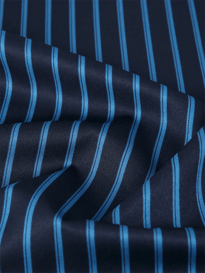 Men's Striped Business Casual Shirt