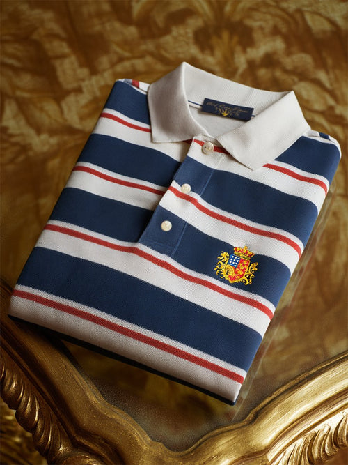 Men's Vintage Business Long Sleeve Polo Shirt