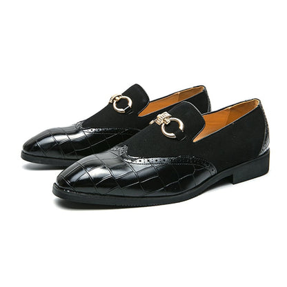 Men'S Fashionable British Style Patchwork Casual Shoes