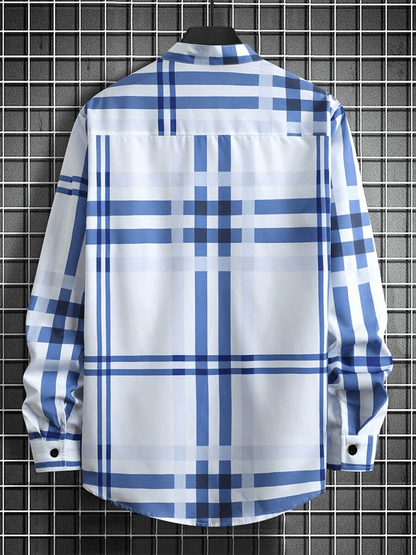 Men's Plaid Business Casual Shirt