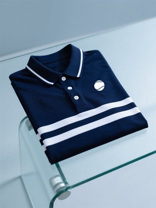 Men's Business Casual Button Short Sleeve Polo Shirt