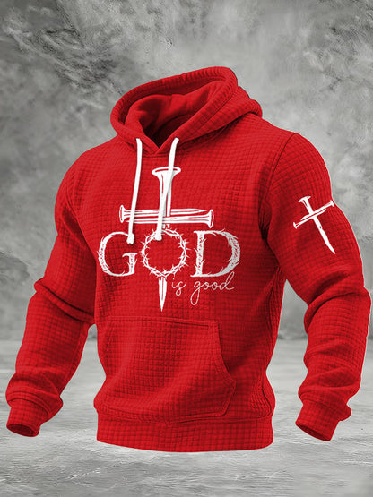 Men'S Casual Printed Hooded Sweatshirt-Fast Shipping
