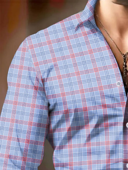 Men's Business Style Simple Shirt