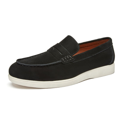 Men's British Style Suede Leather Nubuck Loafers