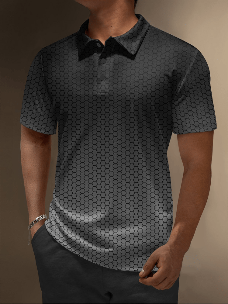 Casual Men'S Zipper Polo