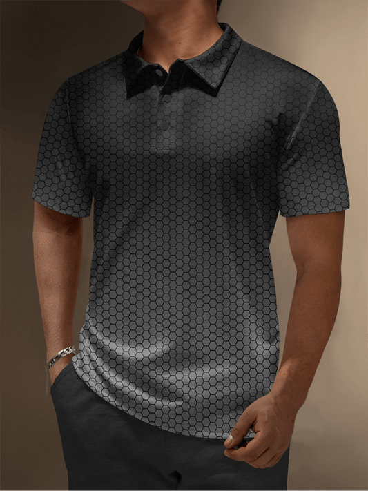 Casual Men'S Zipper Polo