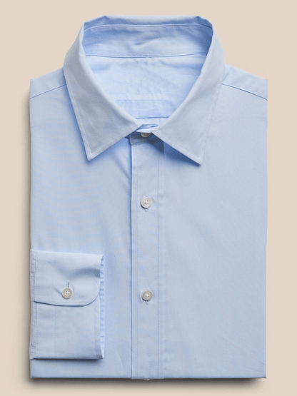Men's Solid Color Design Business Casual Shirt