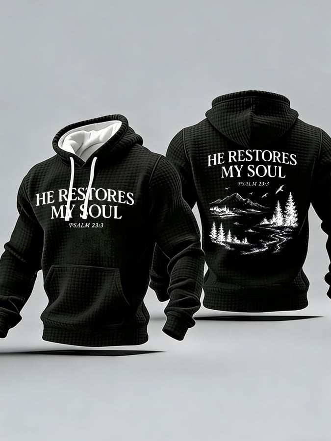 Men's Faith Printed Casual Sweatshirt-Fast Shipping