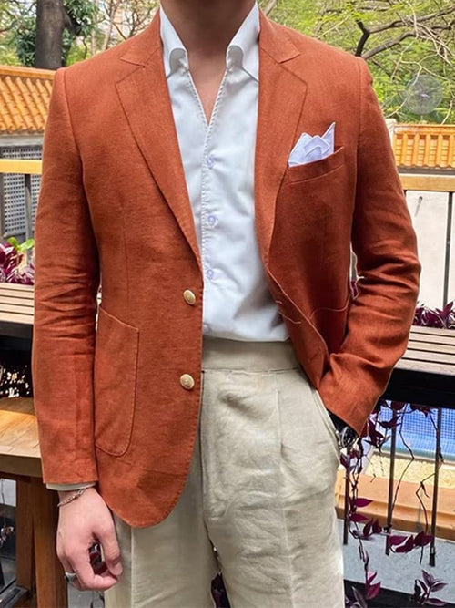 Men's Casual Stylish Printed Suit