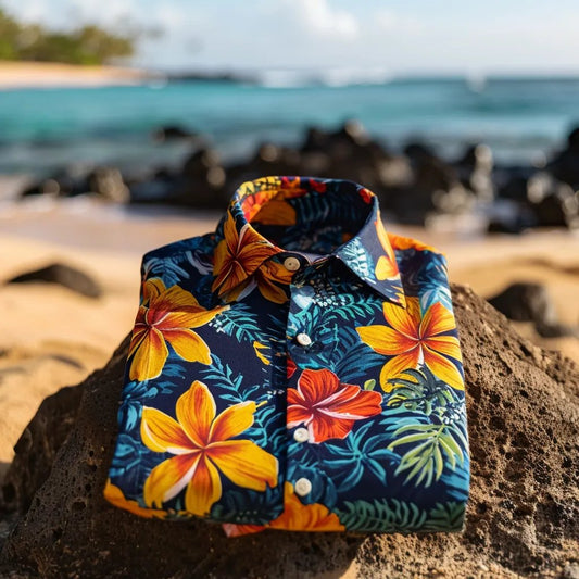 Men's Luxury Business Floral Print Shirt