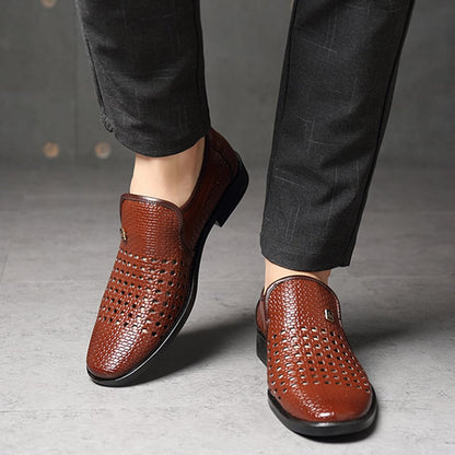 Men'S All-Match Breathable Casual Business Formal Leather Shoes