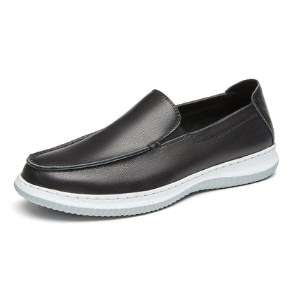 Men's Leather British Style Slip-On Casual Loafers