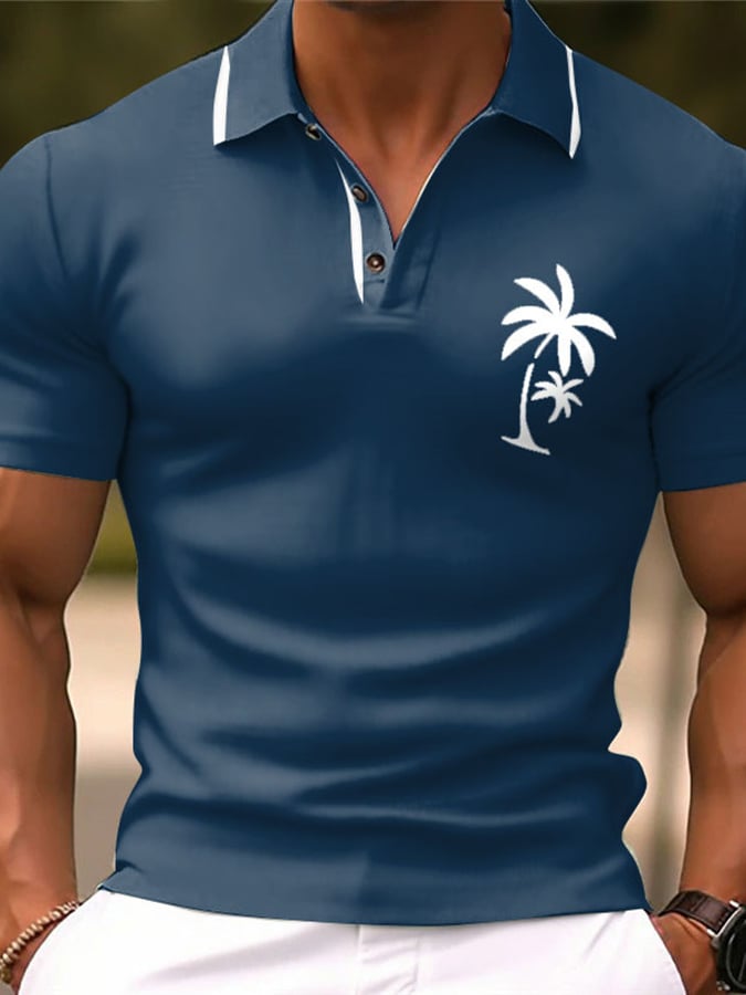 Men's Fashion Short Sleeve Polo Shirt