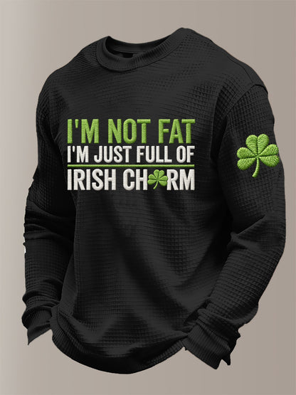 Men's Casual Printed Long-Sleeve Sweatshirt