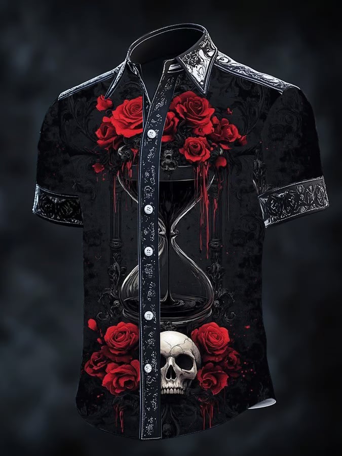 Men's Retro Gothic Dark Shirt
