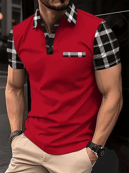 Men's Fashionable And Versatile Business Casual Polo Shirt