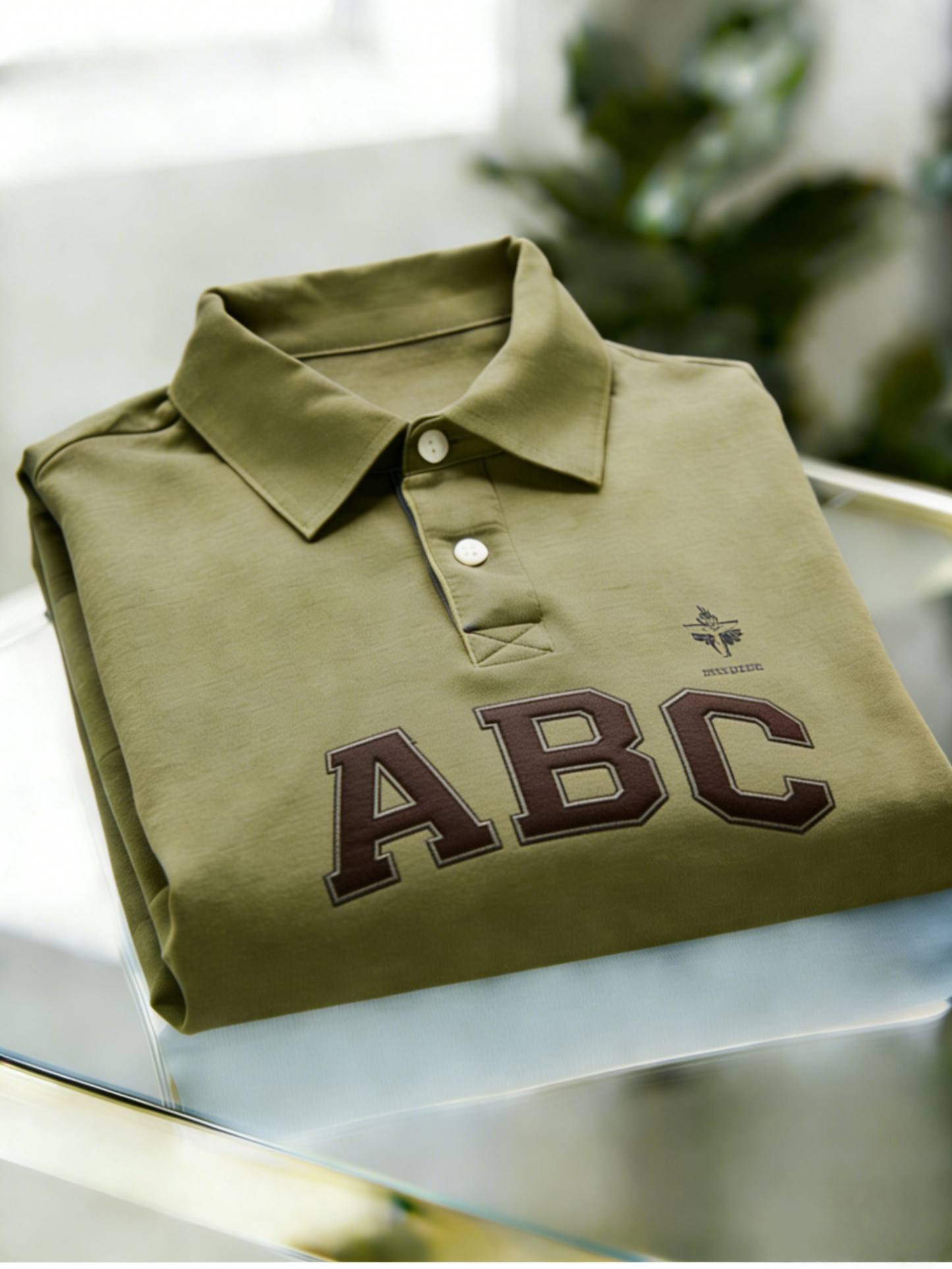Men's Business Casual Button Short Sleeve Polo Shirt